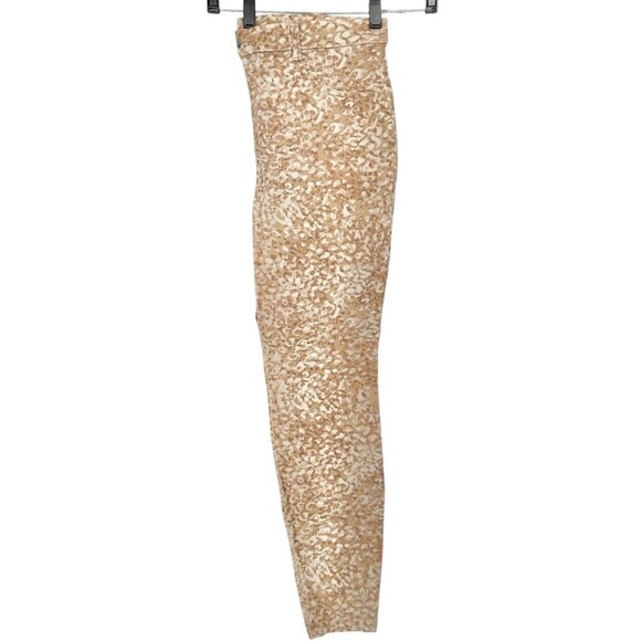 Time And Tru Jeggings Womens XXL 20 High Rise Beige Leopard Printed Stretch - Picture 9 of 10